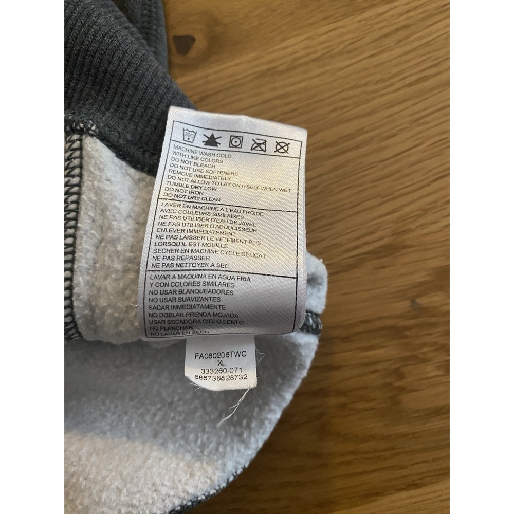 Nike Sportswear Men Full Zip Hoodie SZ XL Gray VTG Varsity Style Code 333260-071 - Picture 15 of 16